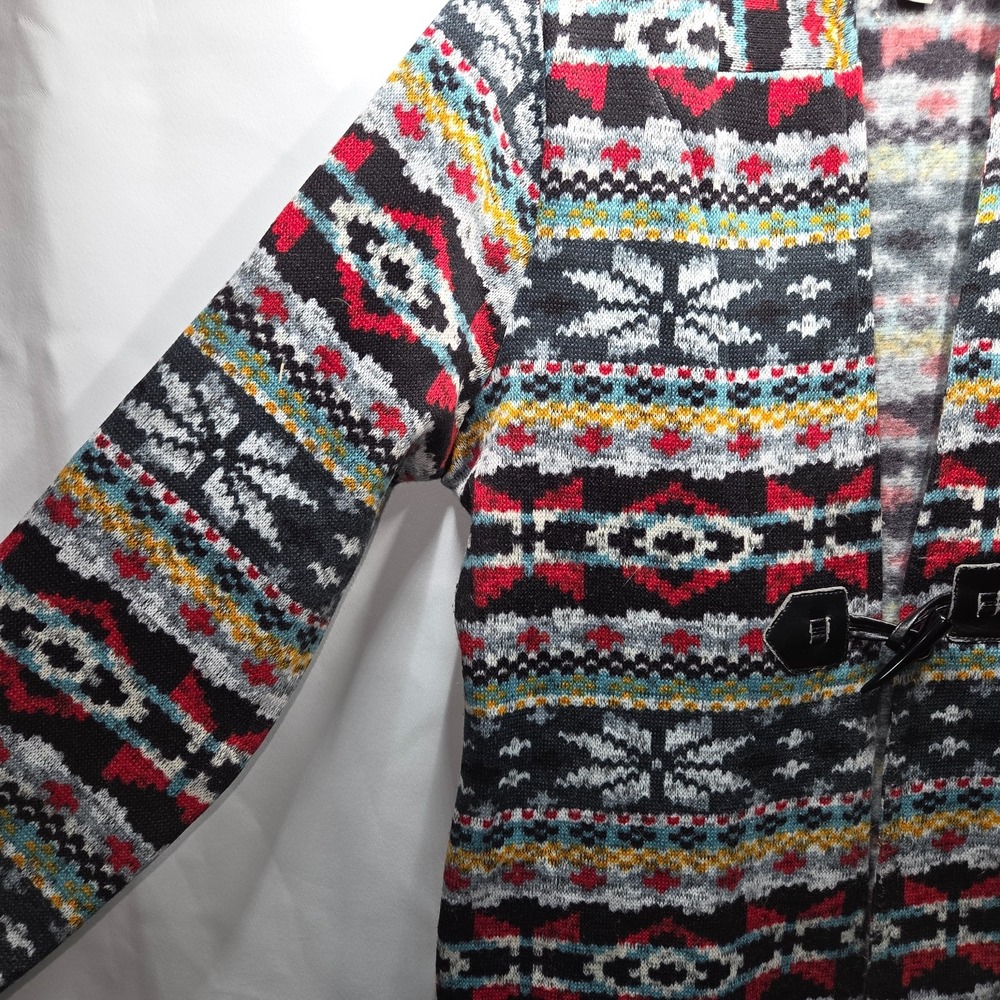 One World Multicolored One Toggle Jacket Large - Picture 4 of 6